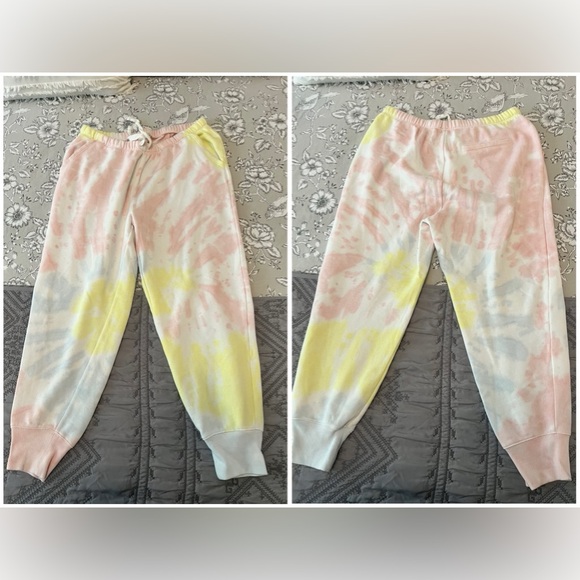Aerie Pastel Weekend Tie Dye oversized Sweatpants joggers - Picture 16 of 16